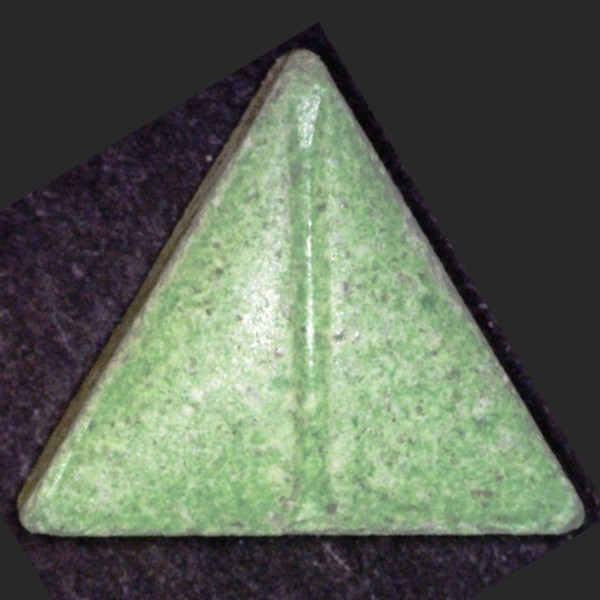 Green triangle mdma pill