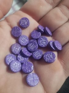 Purple Armani Pill mdma
