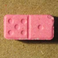 Pink Domino Pill MDMA